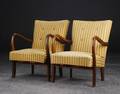 Par lænestole, dansk møbelproducent, 19501960erne. 2