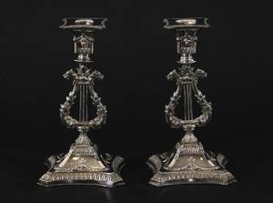 Ljusstakar ett par, Empire-stil, 181900-tal