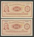 Danmark 100 kroner 1961 og 65 2