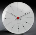 Arne Jacobsen. Vægur, model Bankers clock, Ø 21 cm