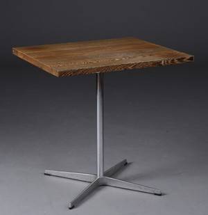 Arne Jacobsen. Spisebord cafébord med plade af massiv wengé