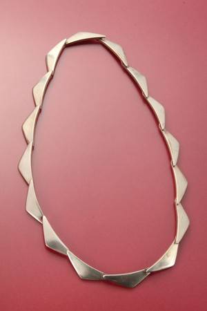 Georg Jensen. Halskæde af sterling sølv. 