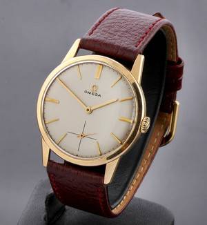 Omega. Vintage herreur i delvist forgyldt stål, ca. 1962
