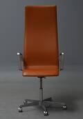 Arne Jacobsen. Højrygget Oxford kontorstol, model 3292 