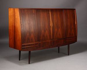 Dansk møbelproducent, høj skænk, palisander