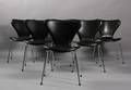 Arne Jacobsen. Seks stole model 3107. 6