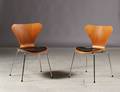 Arne Jacobsen. Syv 7er stole, model 3107 teaktræ 2