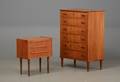 To kommoder af teak, 1960erne 2