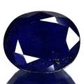 Uindfattet safir. Ca. 6.33 ct
