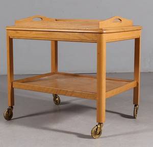 Serveringsvagn, ek, 1900-tal