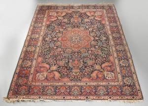 Persisk Tabriz tæppe, 345x248 cm.