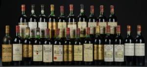 Samling af Bordeaux rødvine, alle fra årgang 1982 24.