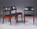 Dansk møbelproducent. Tre stole af teak, ca. 1960erne 3