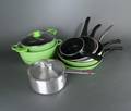 Stort non-stick grydesæt med tilbehør, KEOPS Collection