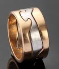 Nina Koppel for Georg Jensen. `Fuision´ ring af 18 kt. rød- og hvidguld