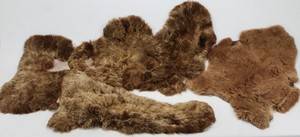 Sæt brune lammeskind 5