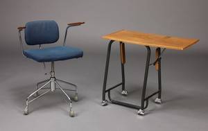 Dansk møbelproducent, kontorstol samt sidebord 2