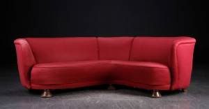 Bananformet sofa, 1940erne 