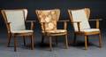 Fritz Hansen. Tre lænestole 3
