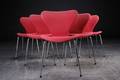 Arne Jacobsen. Seks syverstole model 3107 6