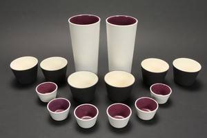 Keramiksæt fra Louise Kragh 14 