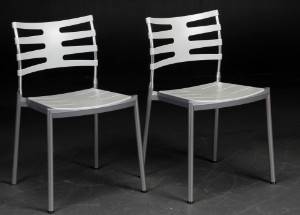 Kasper Salto. To spisestuestole, model Ice 2