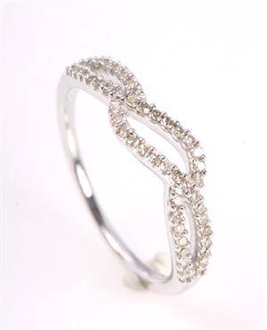 Brillantring, ca 0.21 ct.