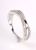 Brillantring, ca 0.16 ct.