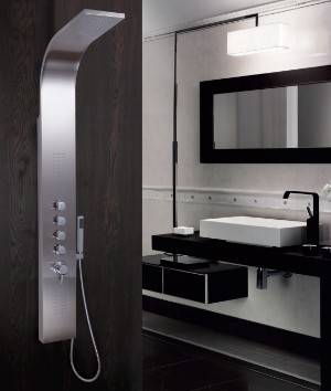 BruunCo. Brusearmatur i strøgslebet rustfristål model waterfall .