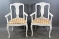 Karmstolar i rokokostil 1 par