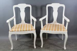 Karmstolar i rokokostil 1 par