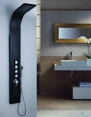 BruunCo. Brusearmatur i strøgslebet rustfristål model waterfall.