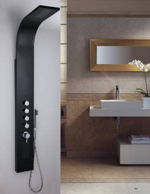 BruunCo. Brusearmatur i strøgslebet rustfristål model waterfall.