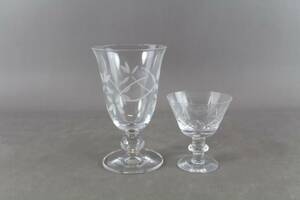 Vinglas 11 st och likörglas 9 st i kristall