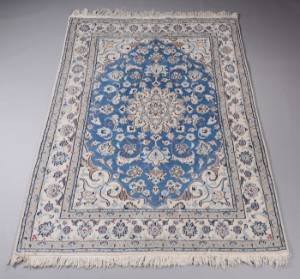 Persisk Nain tæppe, 236x174 cm.