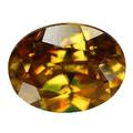 Uindfattet sphene. Ca. 1.03 ct 
