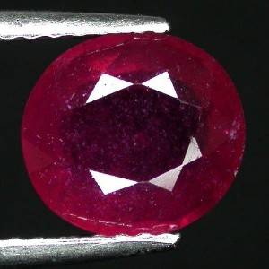 Uindfattet rubin. Ca. 2.38 ct.