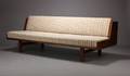 H. J. Wegner, daybed  briks, mørkbejdset egetræ