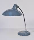 Christian Dell. Kaiser bordlampe, model 6786, blågrå