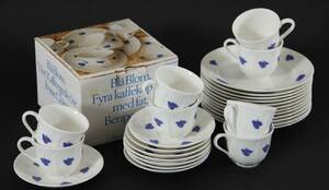 Kaffeservis, Gustavsberg, Blå Blom