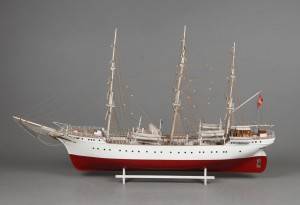 Skoleskibet Danmark. Modelskib