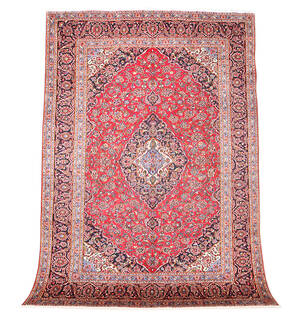 Persisk Keshan tæppe, 392x286 cm.