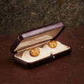 Manschettknappar 1 par  guld 