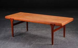 Sofabord af teak, 1960erne, dansk møbeldesign