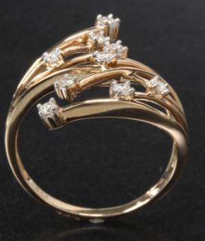 Diamantring ca. 0,30 ct.