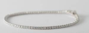 Diamantarmbaand med brilliantslebne diamanter  2.25c