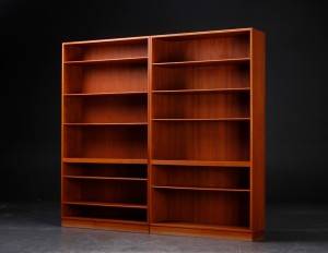 Børge Mogensen. Par reoler, teak, Søborg Møbler 2