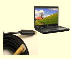 Inspektionskamera 15 m. M LED lys til USB