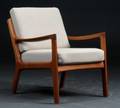 Ole Wanscher 1903-1985. Hvilestol af teak, model 166. 