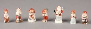 Kgl. figurer, miniature nisser 7